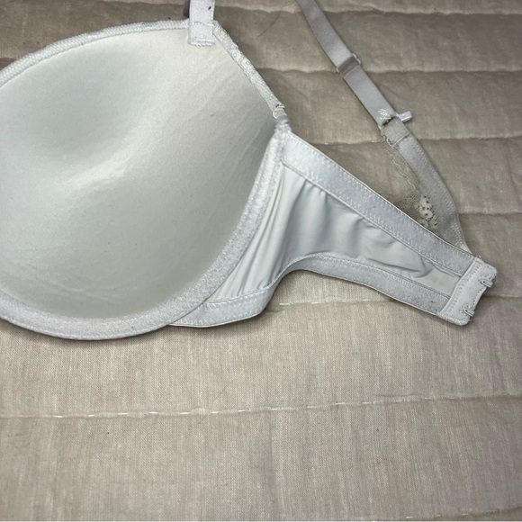 Aerie Grey Lace Trimmed Underwire Push Up Bra Size 32DDD - Picture 12 of 15